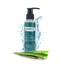 Orgenia Tea Tree Facewash With 2% Salicylic Acid -100ml –  Best For Pimple, Acne & Oil Cantrol