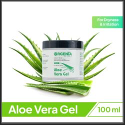Orgenia Aleovera Gel – 99% Pure- 100ml – Hydrates skin, soothes irritation, and promotes healing