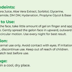 Orgenia Aleovera Gel – 99% Pure- 100ml – Hydrates skin, soothes irritation, and promotes healing